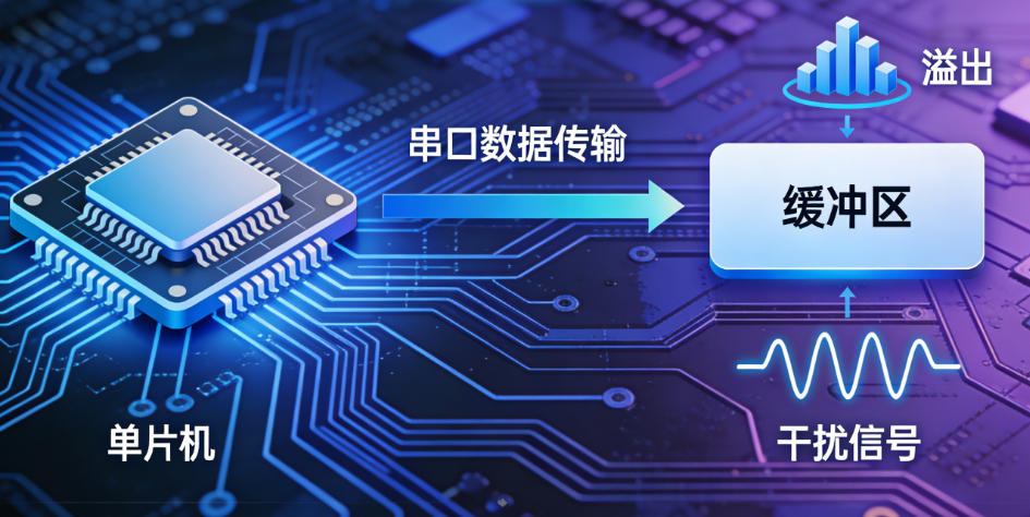 單片機(jī)串口通信中出現(xiàn)丟包或緩沖區(qū)溢出原因分析